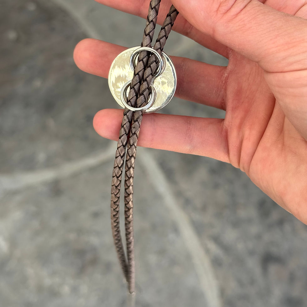 Thumbnail: Petrified Wood Bolo Tie - 42 inch