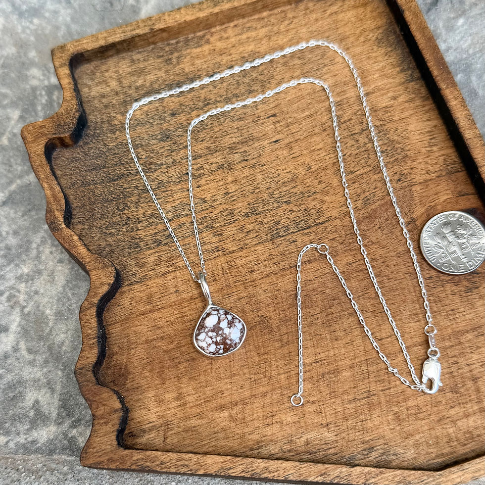 Thumbnail: Wild Horse Pendant Necklace - Dark