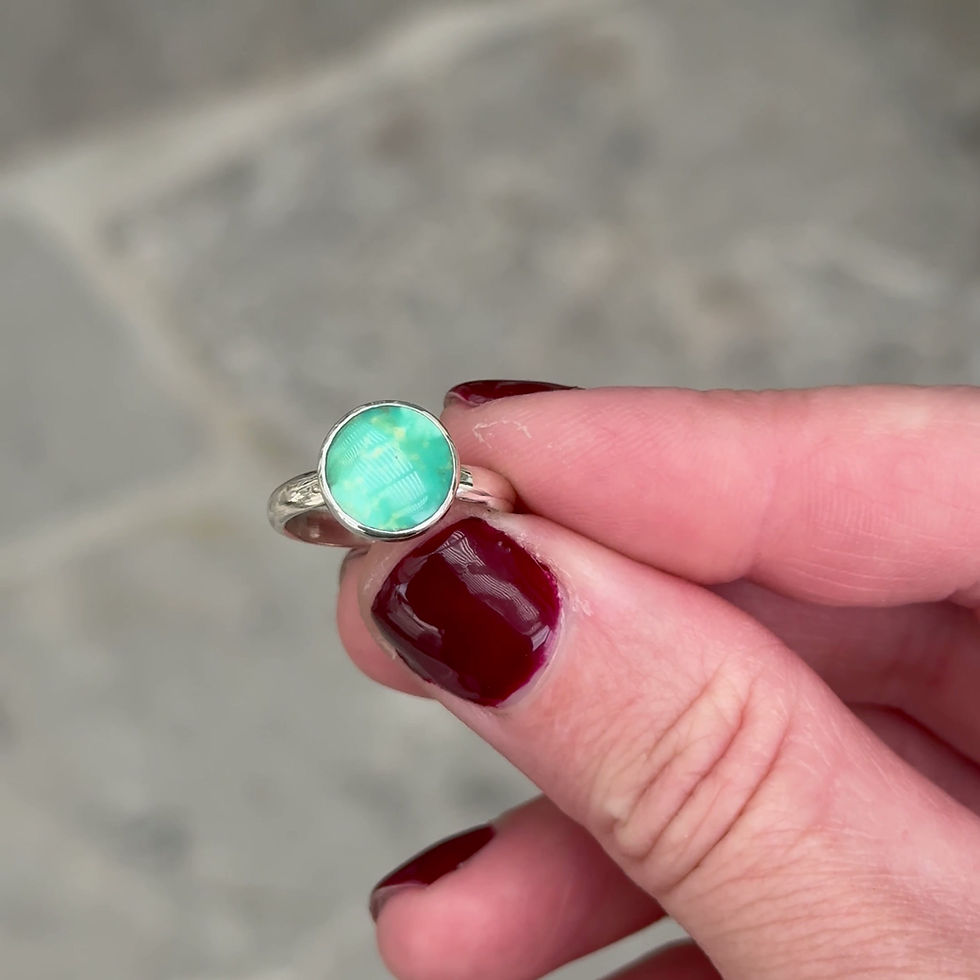 Thumbnail: Kingman Teal - 10mm - Size 5.75