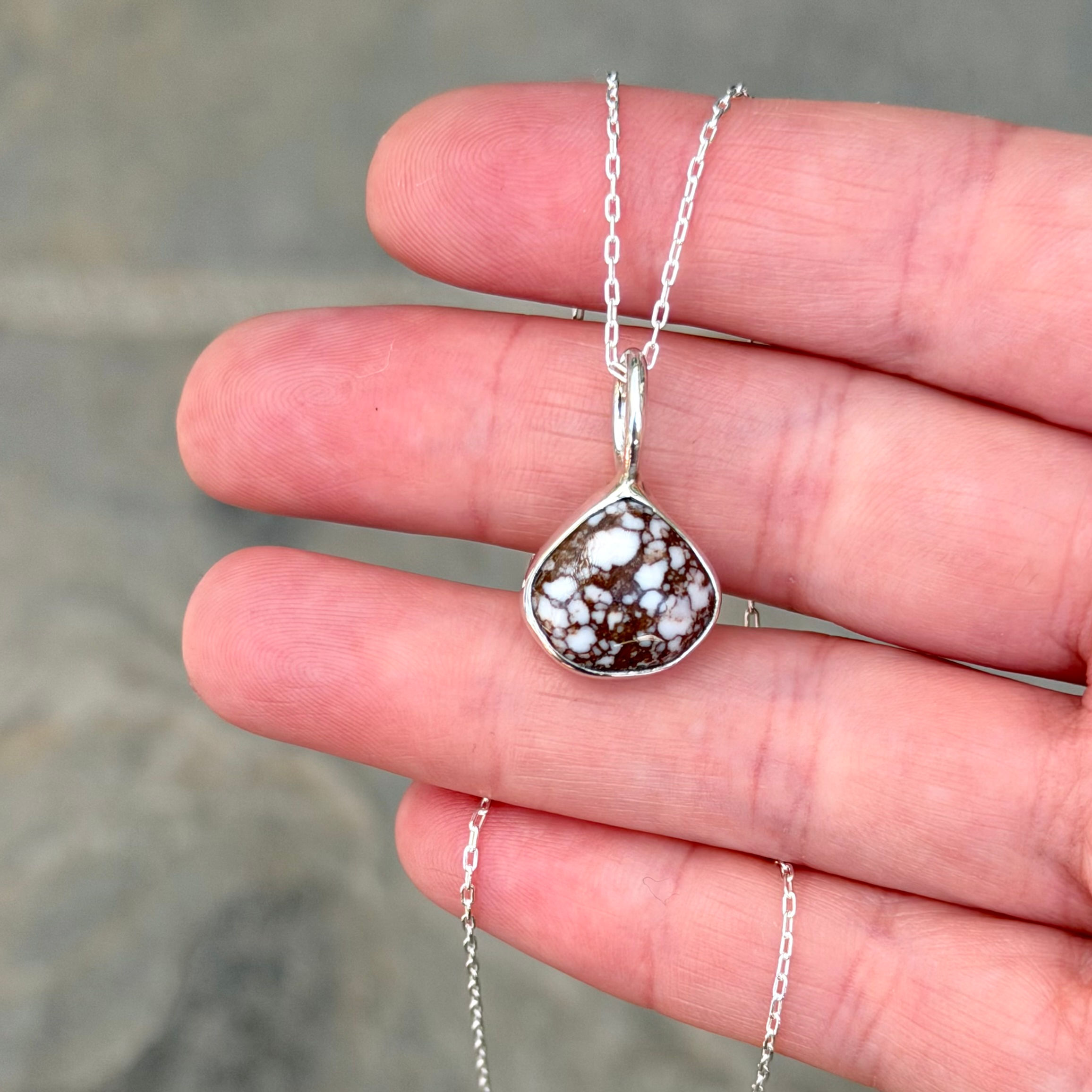 Wild Horse Pendant Necklace - Dark