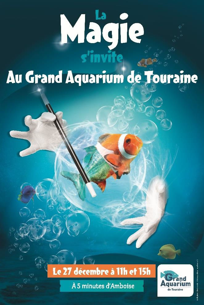 La MAGIE s’invite au Grand Aquarium de Touraine