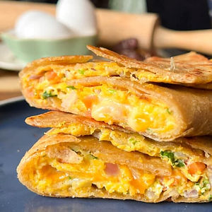 Egg/Cheese Parotta (2pcs)