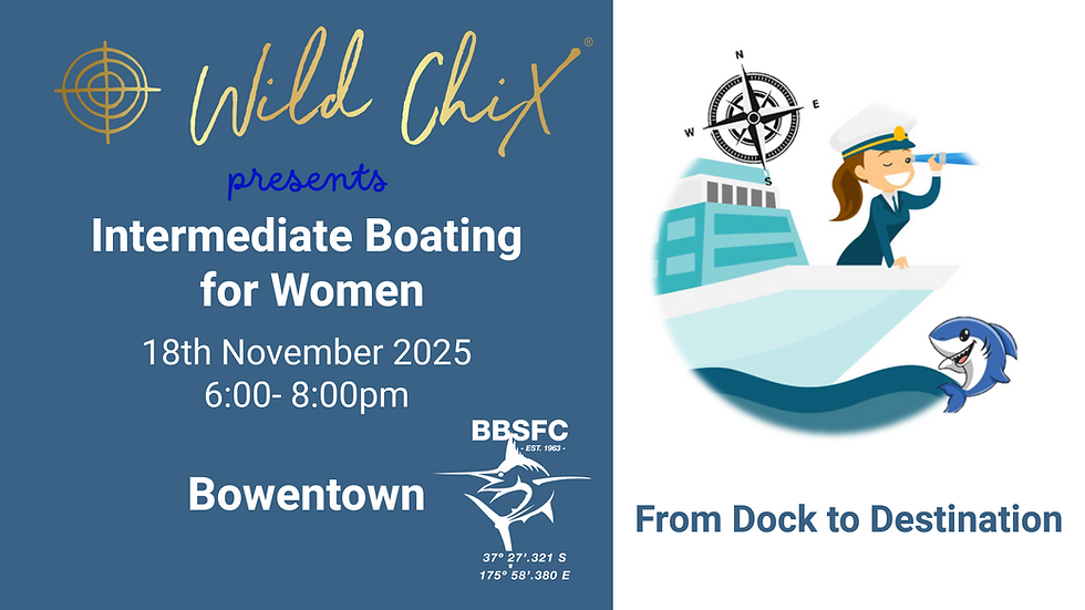 Intermediate Boating for Women - from Dock to Destination Bowentown