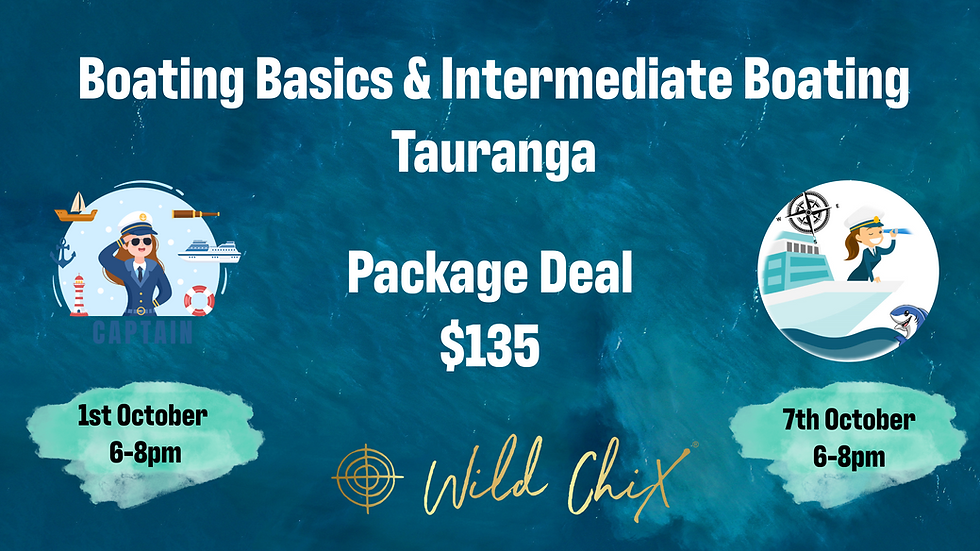 Boating Basics and From Dock to Destination - PACKAGE DEAL Taurang
