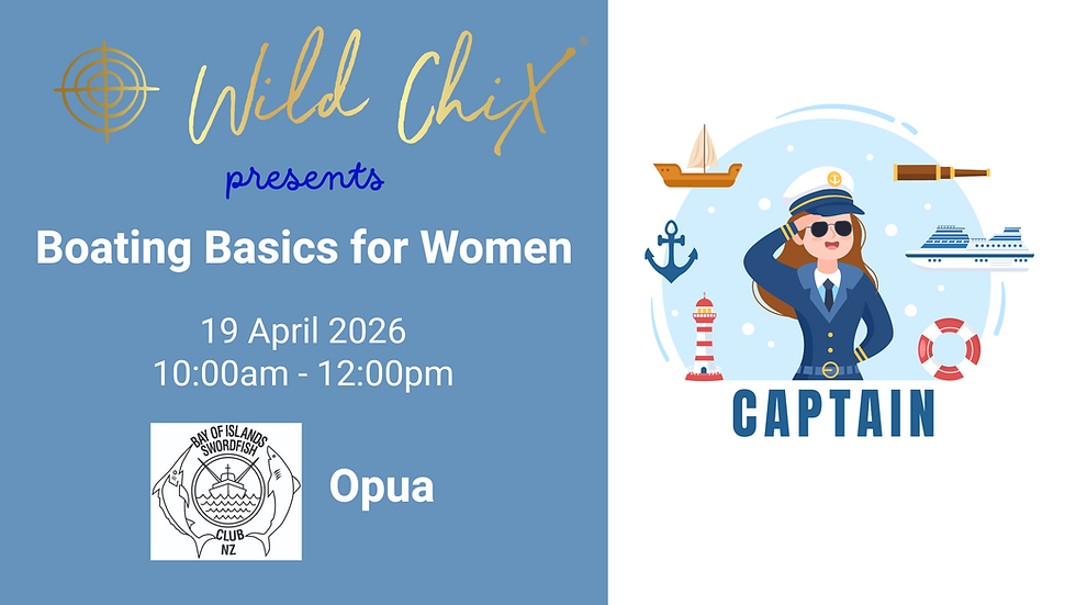 Boating Basics for Women - Opua