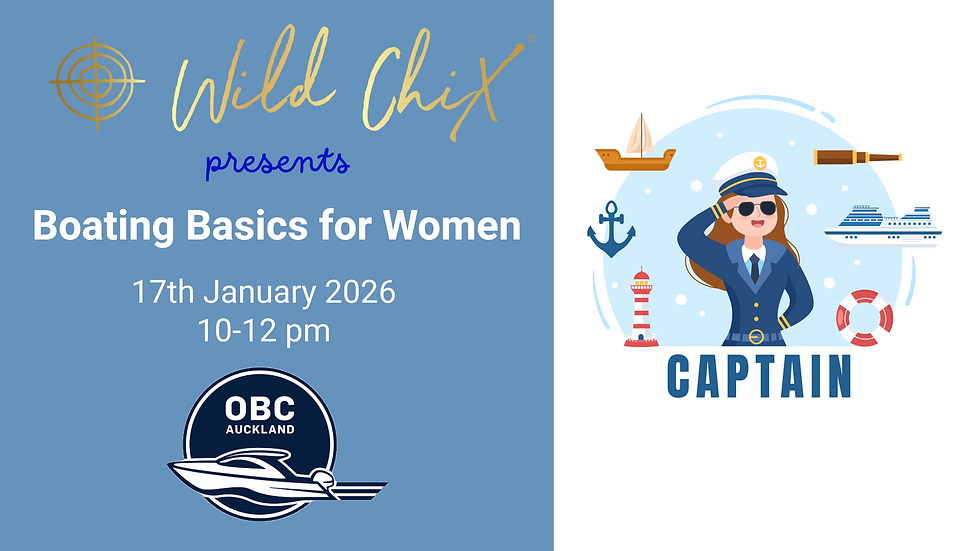 Boating Basics for Women - Auckland