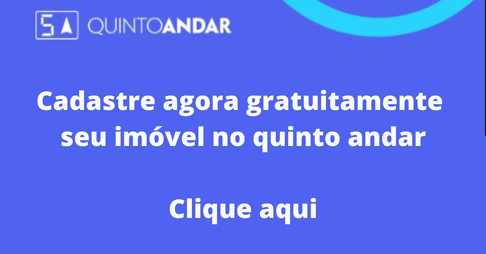QUINTO ANDAR: Cadastre seu imóvel