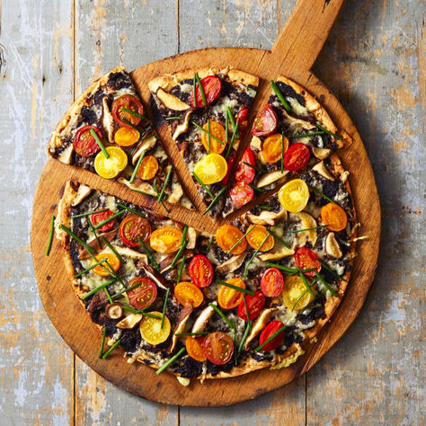 Roasted Tomato & Chive Pizza