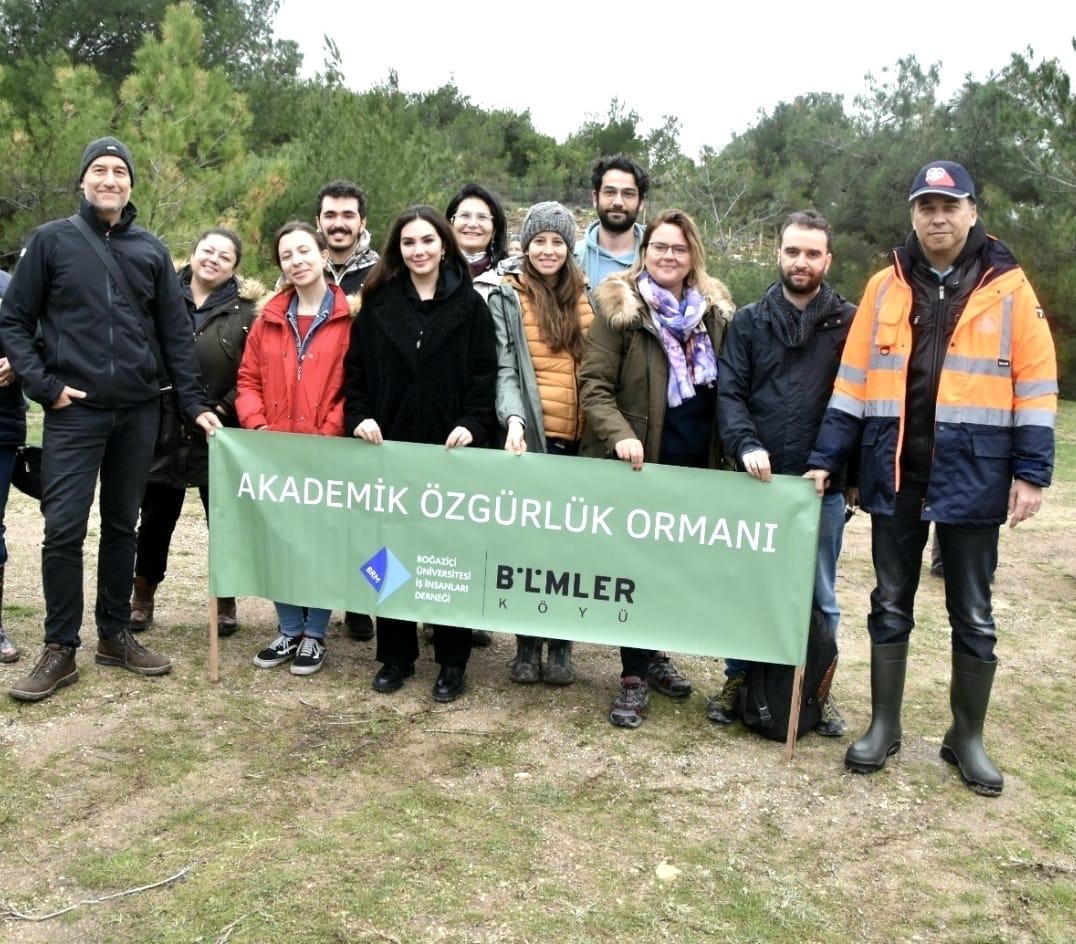 Akademik Özgürlük Ormanı Yeşeriyor