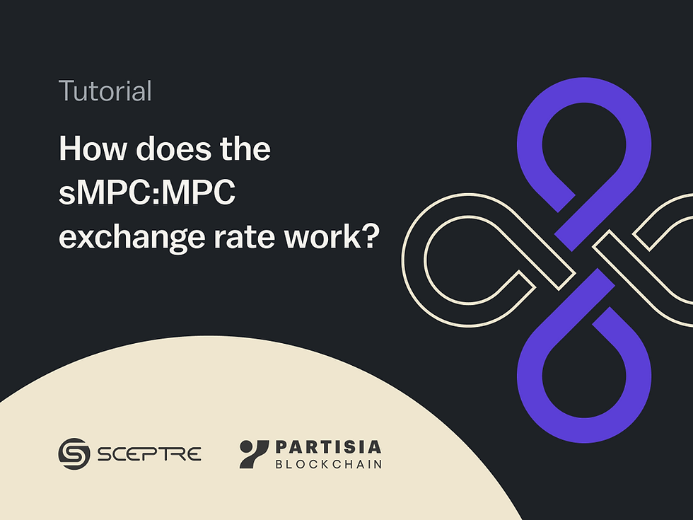 How does the sMPC:MPC exchange rate work?