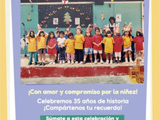 En el Día de la Niña y del Niño: Fundación Integra celebra 35 años e invita a la comunidad a compartir su legado en imágenes