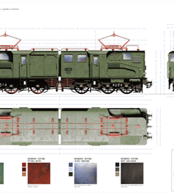 Studio texture Treno