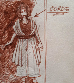 Sketch per studio di costume