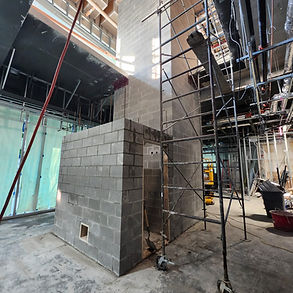elevator lift shaft vancouver concrete block
