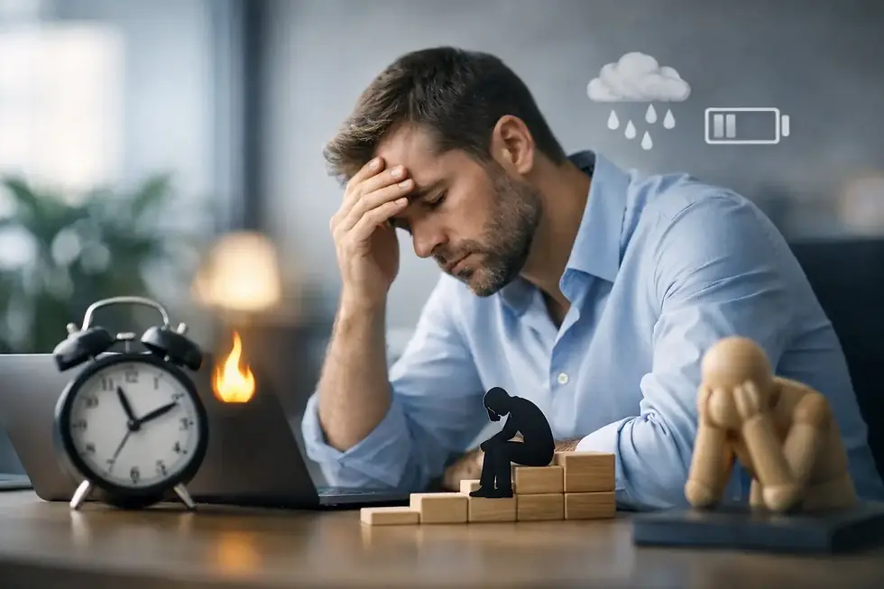 Burnout Anzeichen früh erkennen