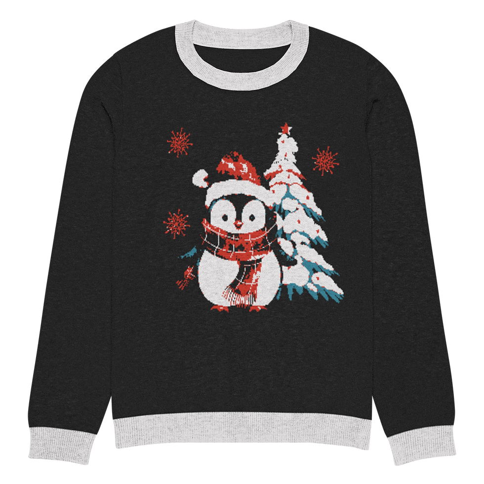 Miniaturbild: Knitted crew neck sweater Kopie Kopie