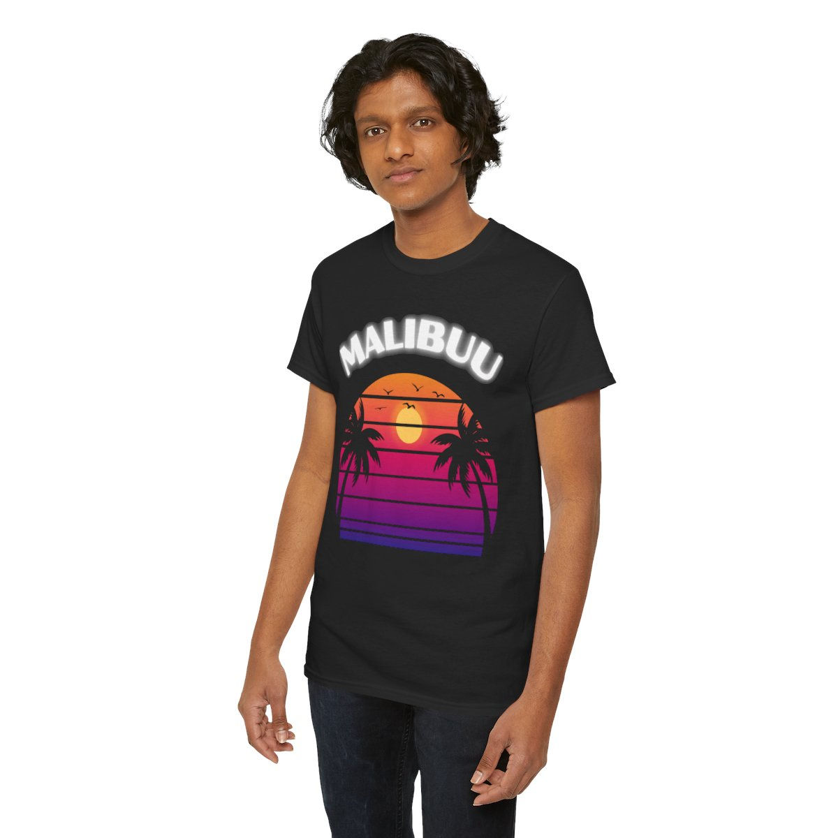 Malibuu T-Shirt - Palmen T-Shirt - lustiges Shirt - Komfortfarben T-Shirt