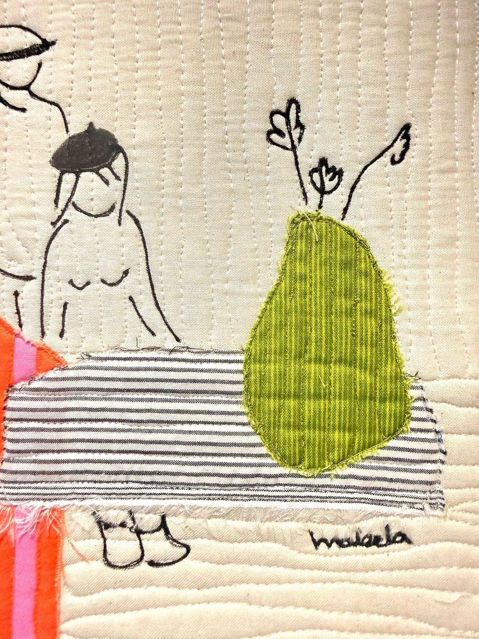 Thumbnail: SOLD, Mabelin Castellanos, Big Green Vase, 10x10  in.