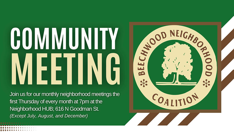 HUB Event: Beechwood Neighborhood Coalition Community Meeting