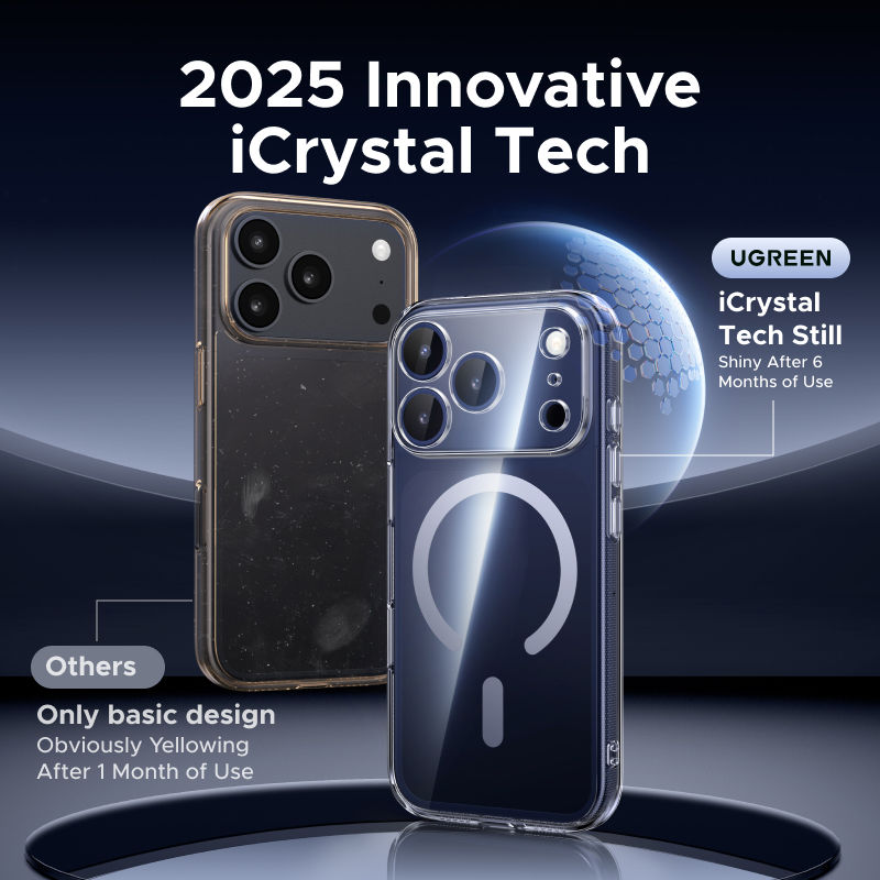 Miniatura: Capa Magnética UGREEN para iPhone 17 Pro, Capa Antichoque para iPhone 17 16 1