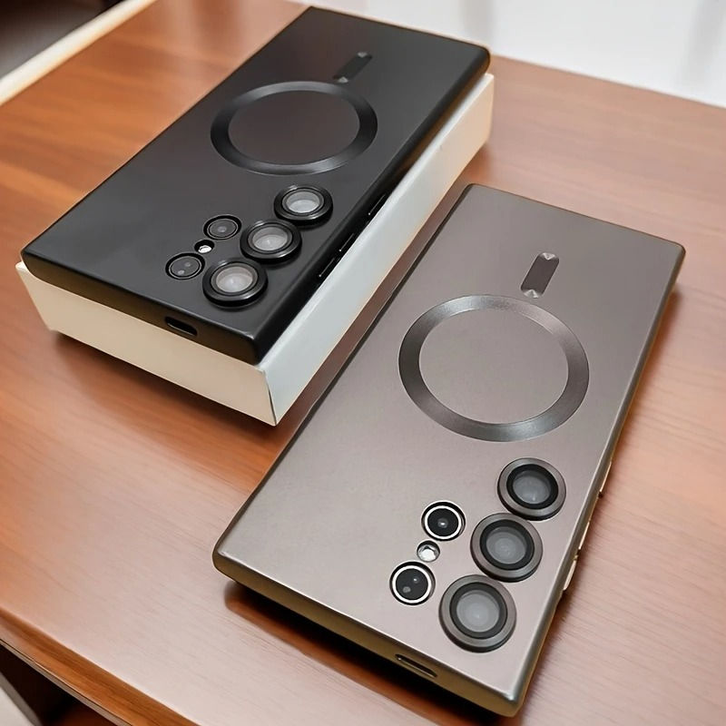 Miniatura: Luxury Magnetic Wireless Charging Case For Samsung Galaxy S26 S25 S24 S23 S 26 2