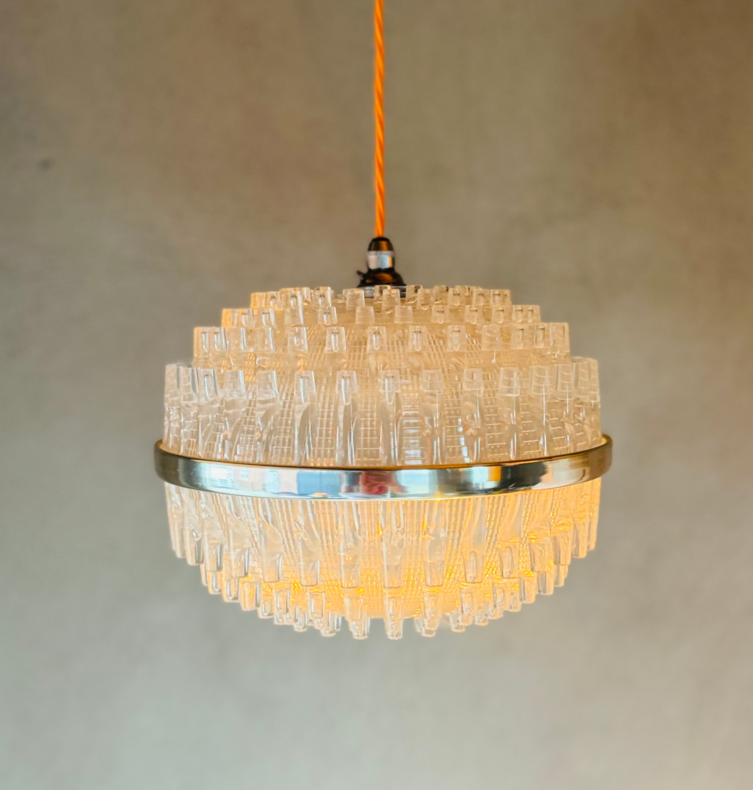 Mid Century Space Atomic pendant