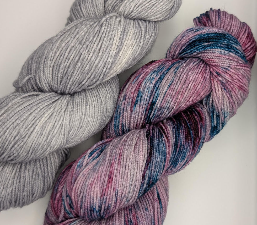 Thumbnail: Moonlit Charm/Enchanted Briar Shawl Set
