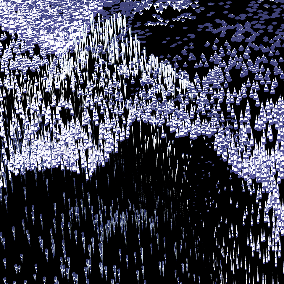 Tides Deepwake fine art print by Kris Cirkuit, generative sea artwork.