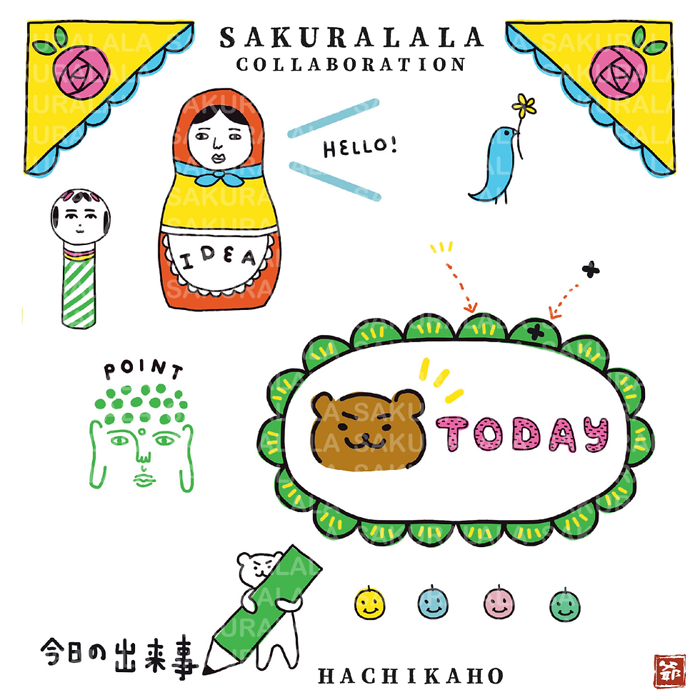 Thumbnail: Sakuralala x hachikaho 聯乘印章