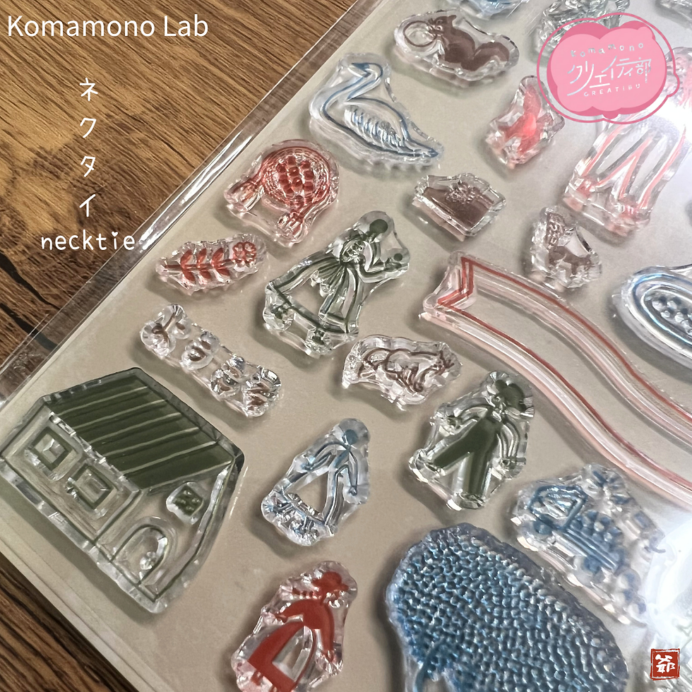 Thumbnail: komamono lab CREATIBU  插畫家聯乘系列 水晶印章