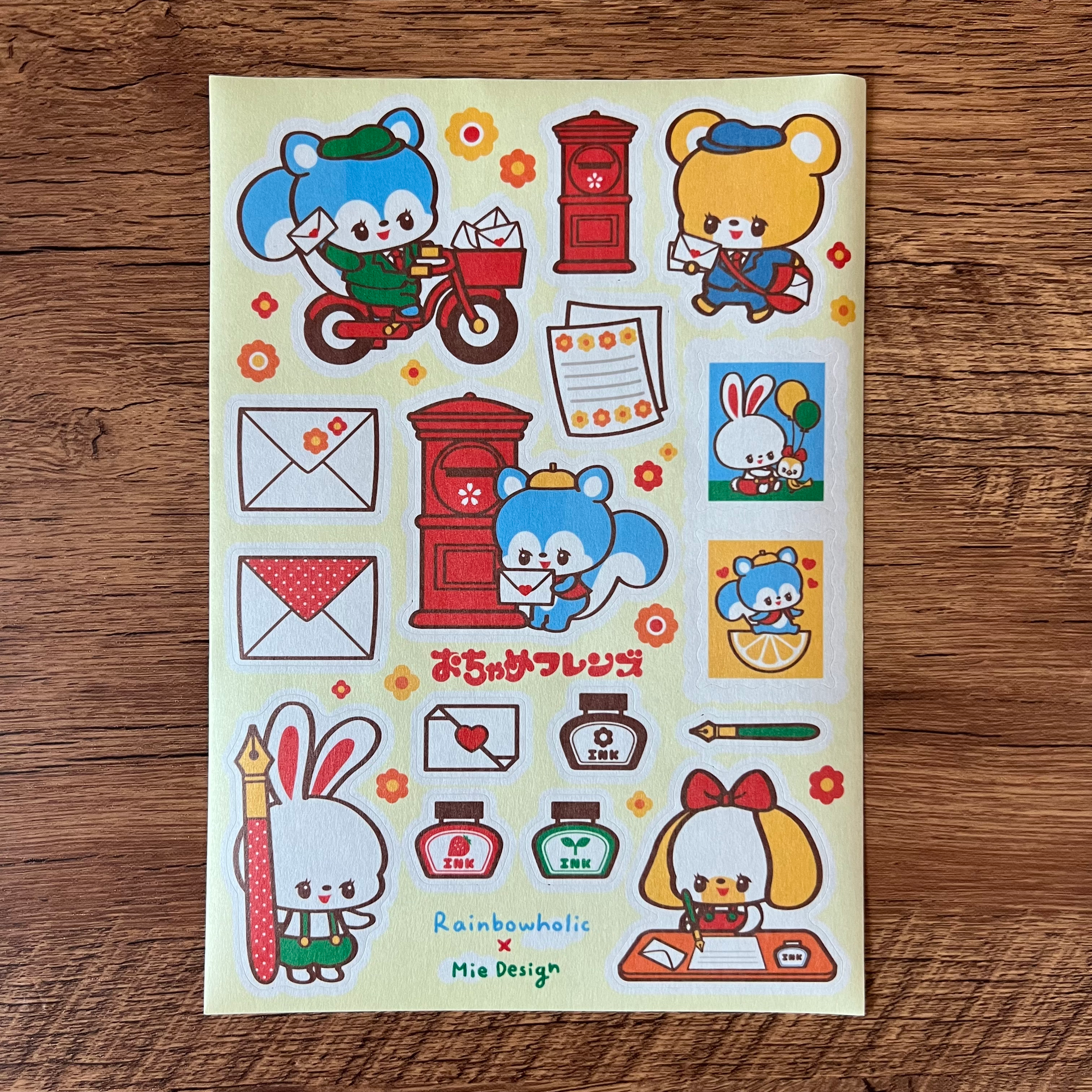 rainbowholic x Mie Design A6貼紙