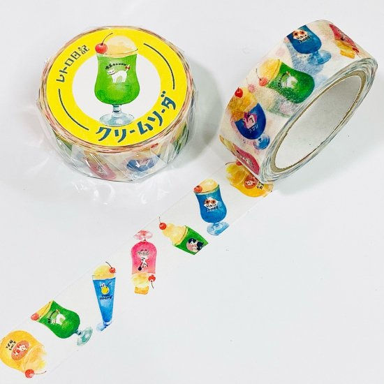 Thumbnail: 古川紙工懷舊日記系列和紙膠帶 1M MT 08