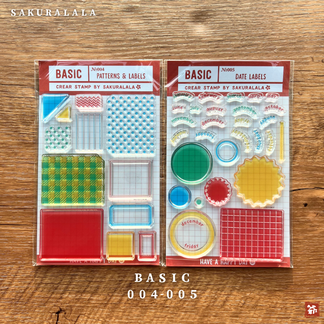 Sakuralala BASIC 印章 No 004-005