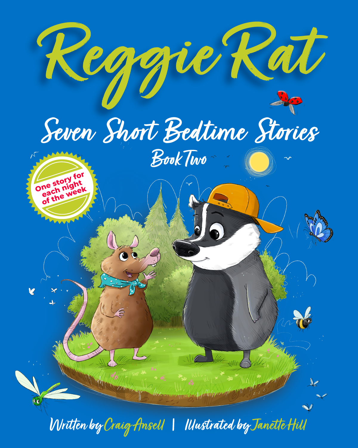Children's Book, Reggie Rat Seven Short Bedtime Stories Book 2