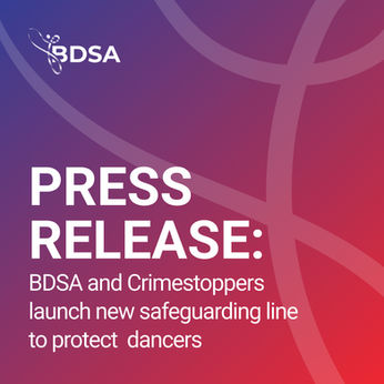 British DanceSport Association and Crimestoppers launch new safeguarding line to protect dancers.