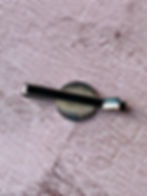 Thumbnail: Custom photo Tie clip, Engraved Tie Pin, Tie Bar Clip Personalised Wedding