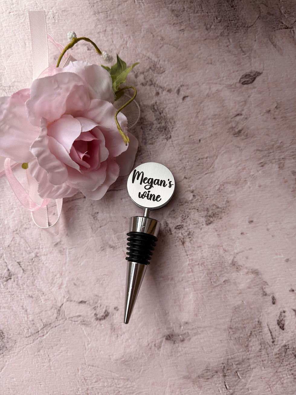 Thumbnail: Custom Name Bottle Stopper, Personalised Bar Accessory,Christmas Gift