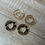 Thumbnail: Personalised Acrylic Round Sewing Tag Button Shape with Heart Engraved