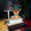 Thumbnail: Personalised Night Light, Led Lamp Battery operated with Reindeer and Name
