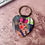 Thumbnail: Personalised Heart PU Photo Keyring, xmas gift, Custom Gift Ideas, Bespoke gift