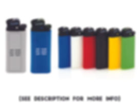 Personalised Lighters small plastic with any name logo