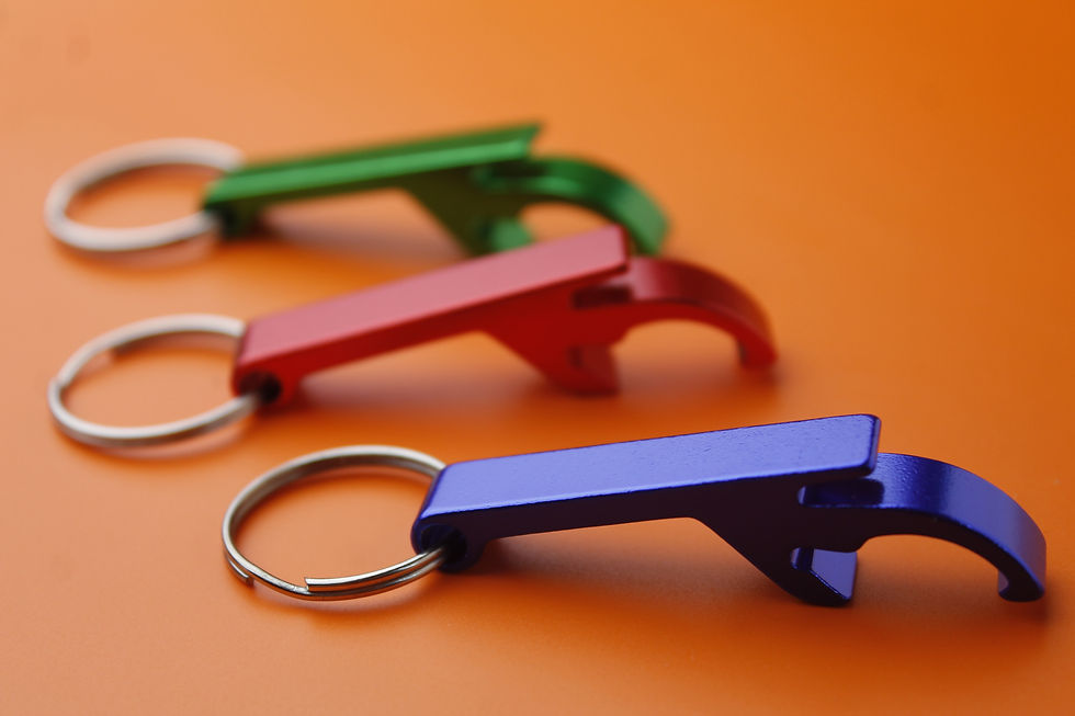 Thumbnail: Bottle opener keyring classic no3 smaller
