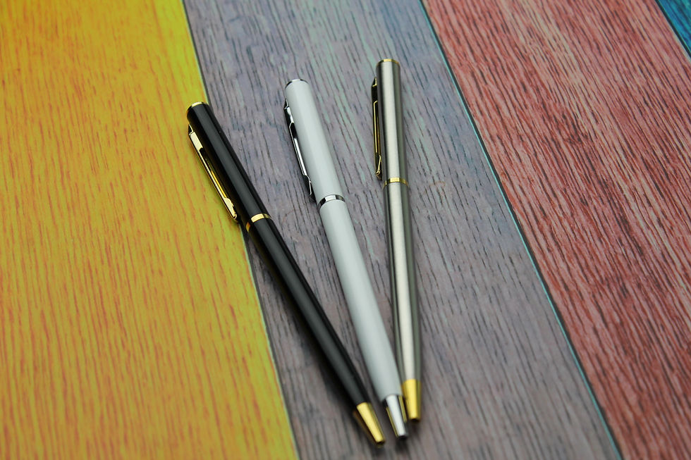 Thumbnail: Metal pen with a twist slim