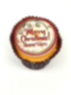 Thumbnail: Cake Charm | Acrylic Christmas Cupcake Topper | Circle Decoration