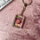 Thumbnail: Personalised Glass small block keyring with any photo charm, xmas gift