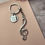 Thumbnail: Treble Clef Keyring, Music Note Keychain, Personalised Music Keyring,Xmax Gift