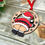 Thumbnail: Personalised Funny Christmas Bauble | Cheeky Santa Bum Ornament |Decoration
