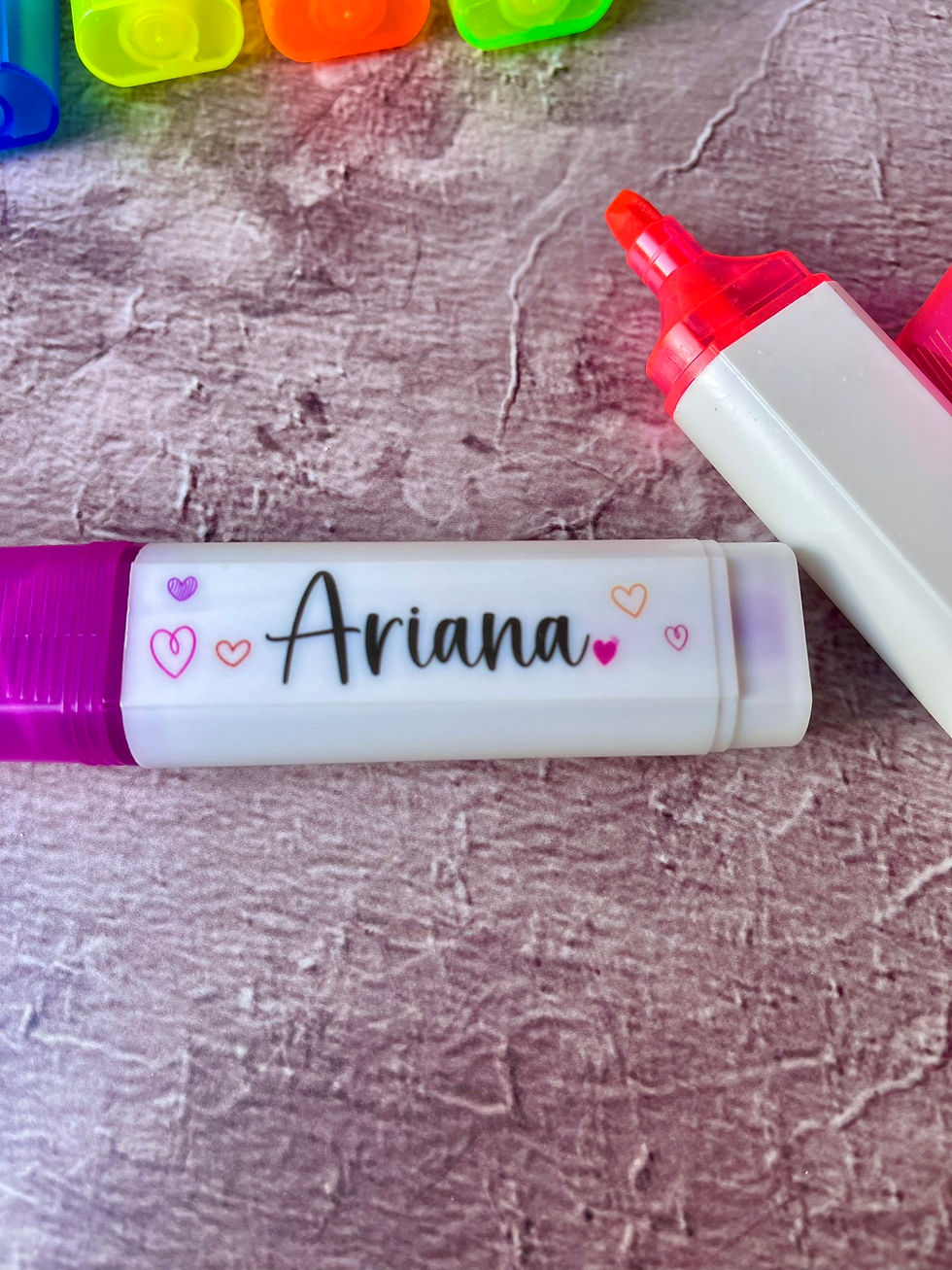 Thumbnail: Personalised Printed Highlighter Pen | Custom Name or Logo Highlighter
