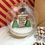 Thumbnail: Personalised Family Pole Glass Dome Bauble, Custom Hanging Christmas Decoration