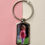 Thumbnail: Custom Photo Keepsake Keyring Oblong Shape With Binding Ring, Gift for Him, Gift